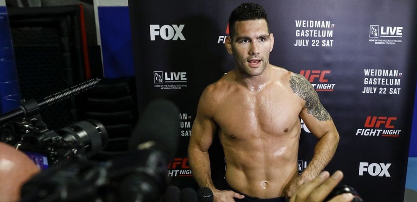 Chris Weidman on X: .@bisping sorry meant cross eyed bitch